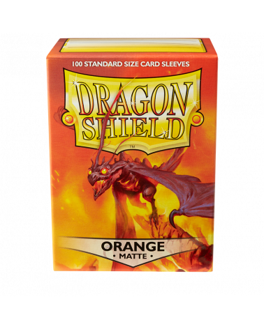 Matte Orange Dragon Shields